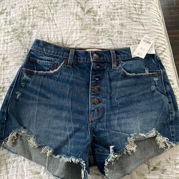 Abercrombie & finch | high-rise mom Short 29 - Picture 1 of 4